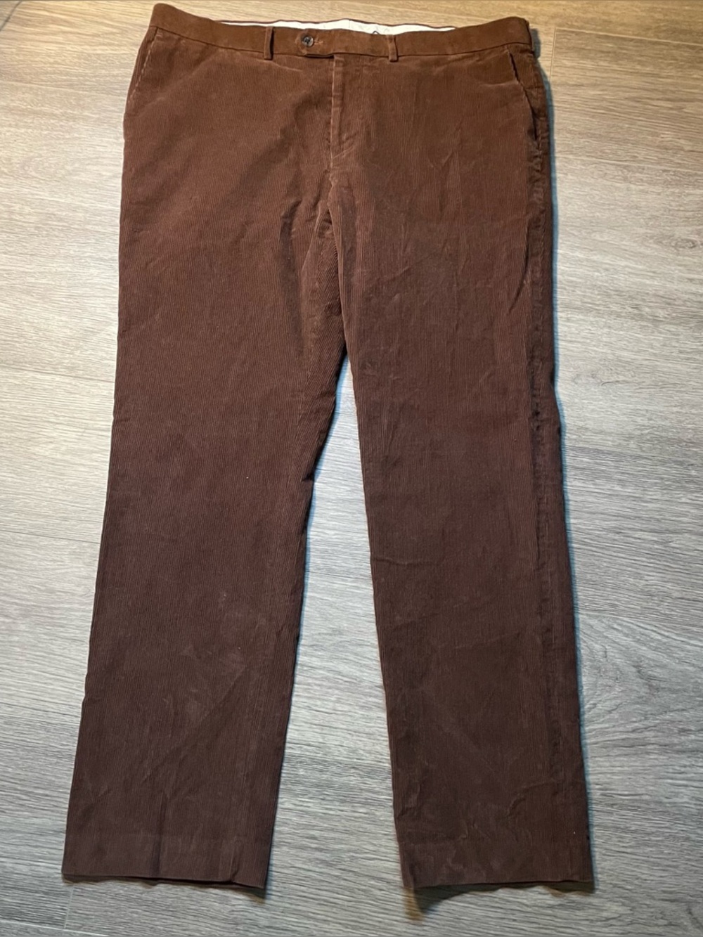 Lauren Ralph Lauren Men's Brown Corduroy Pants 36W 32L 36x32 Fall Cotton Classic
